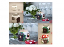 Презентация по технологии Домики из банок и пластилина