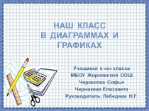 Презентация по математике Мой класс в графиках и диаграммах