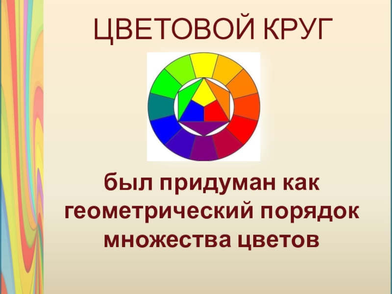 Цвет основы цветоведения 6 класс презентация