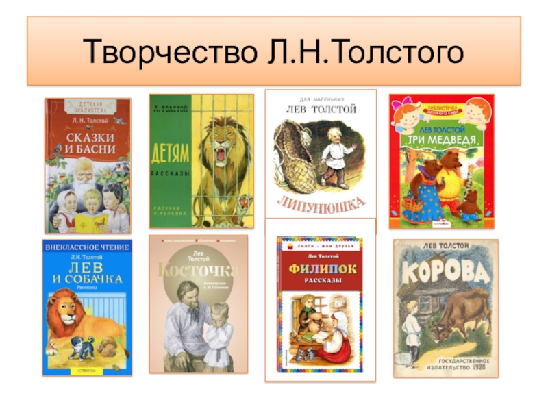 Творчество толстого презентация