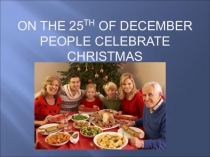 Презентация по теме Christmas