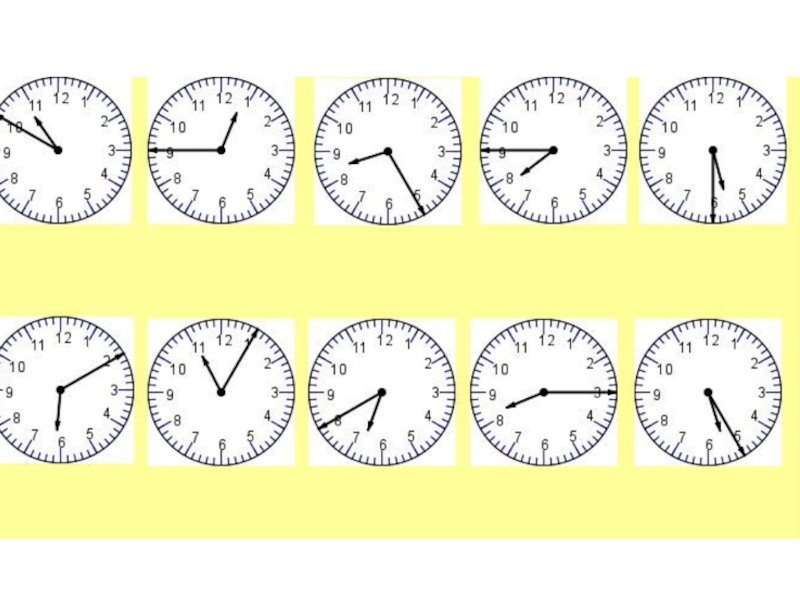 Презентация время на английском 5 класс