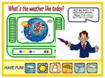 Игра-презентация по английскому языку на тему Погода