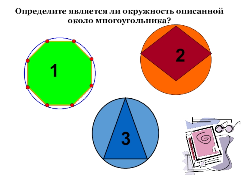 Около многоугольника. Правильные многоугольники вписанные в окружность задачи. Площадь многоугольника описанного вокруг окружности. Теорема об окружности описанной около многоугольника. Окружности описанной около многоугольника конспект.