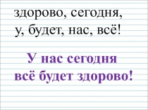 Урок по русскому языку в 3 классе Однокоренные слова
