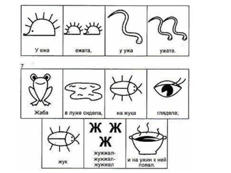 Рисунок к скороговорке у ежа ежата у ужа ужата картинки