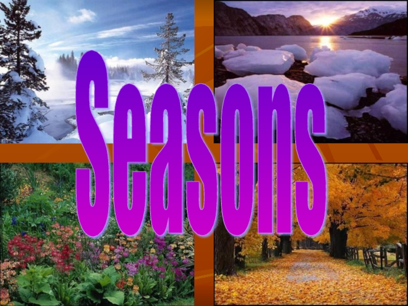 Презентация Презентация по английскому языку на тему Seasons (5 класс)