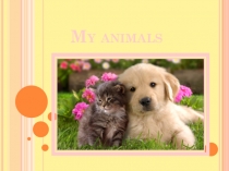 Презентация по английскому языку на тему Мои животные