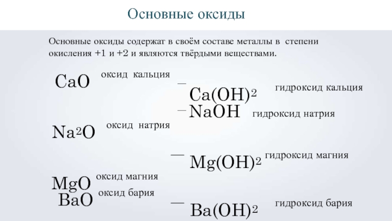 Гидроксид бария оксид хрома 6. Оксид бария. Степень окисления оксида.
