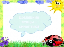 Презентация Домашние птицы - синоптики для учащихся начальных классов.