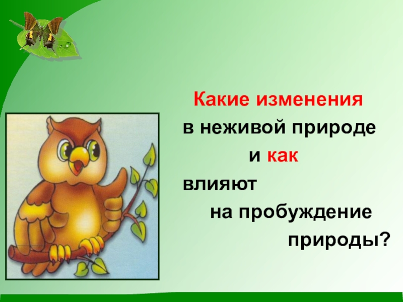 Весенние изменения в природе 1 класс презентация