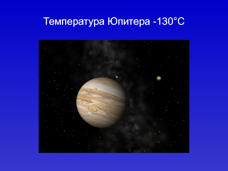 Температура Юпитера -130°С
