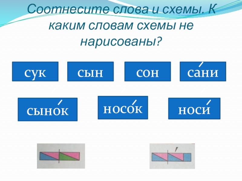 Схема слова полотенце