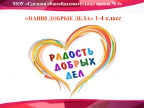 Презентация Наши добрые дела Социальное волонтёрство.