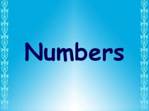 numbers