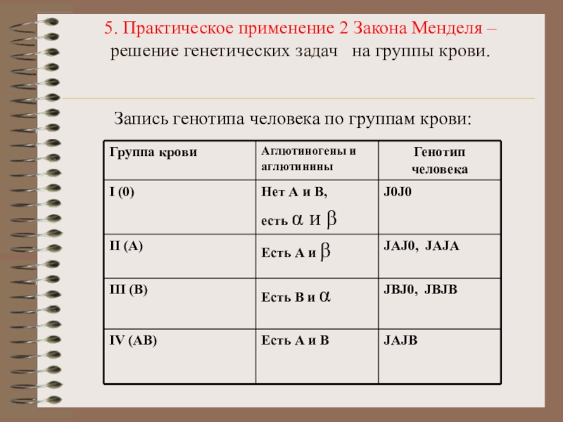 Генетика крови презентация