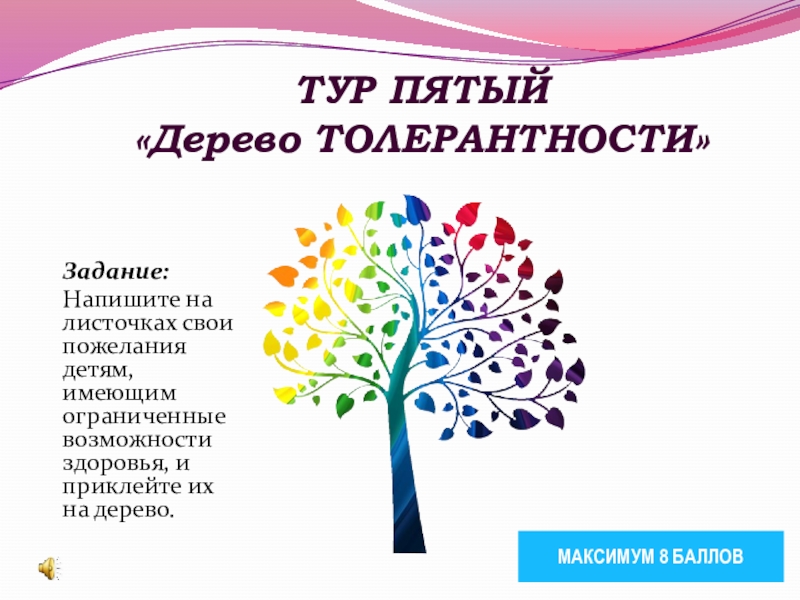 Дерево толерантности рисунок