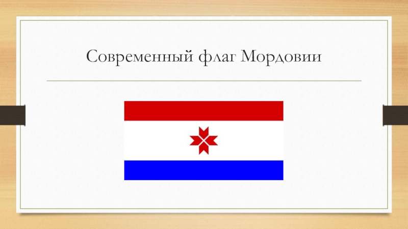 Современный флаг Мордовии