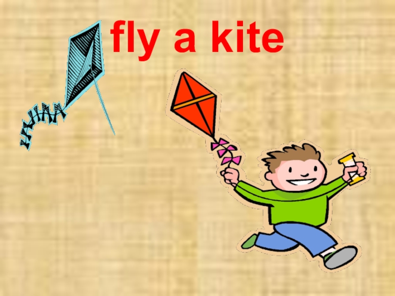 They are flying a kite she напиши по образцу