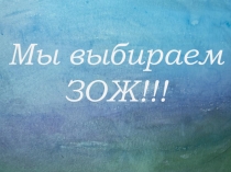 Презентация к беседе Мы выбираем ЗОЖ