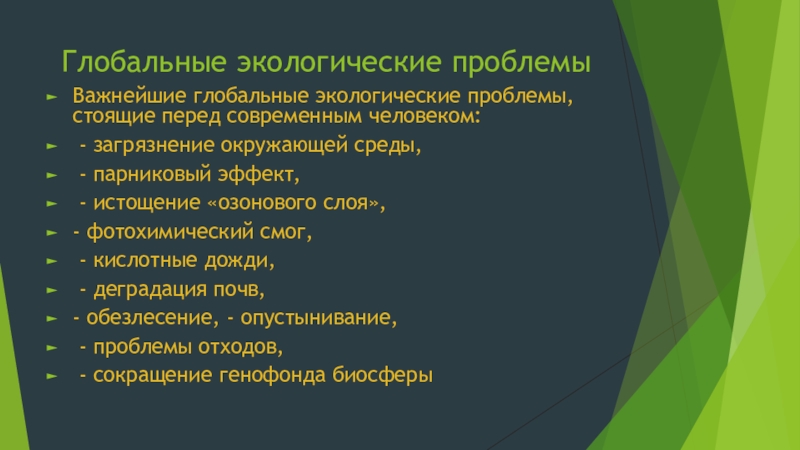 Доклад: Экологическая проблема: сокращение озонового слоя