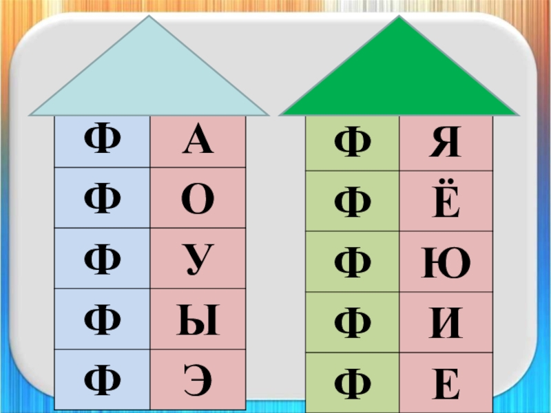 Домики для слогов картинки для дошкольников