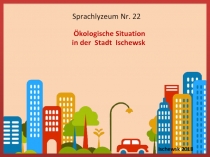 Презентация по немецкому языку на тему Экологическая ситуация в городе Ижевск (6 класс)