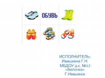 Презентация по развитию речи на тему Обувь
