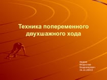 Попеременно двухшажный ход