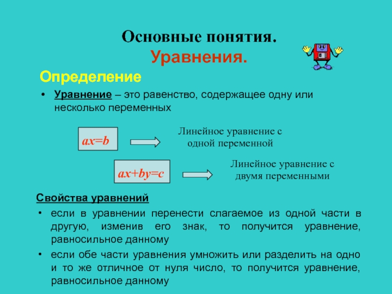 Презентация что такое уравнение презентация