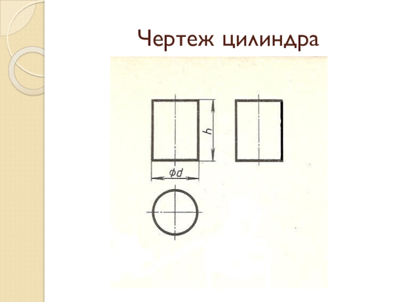 Определение цилиндра чертеж