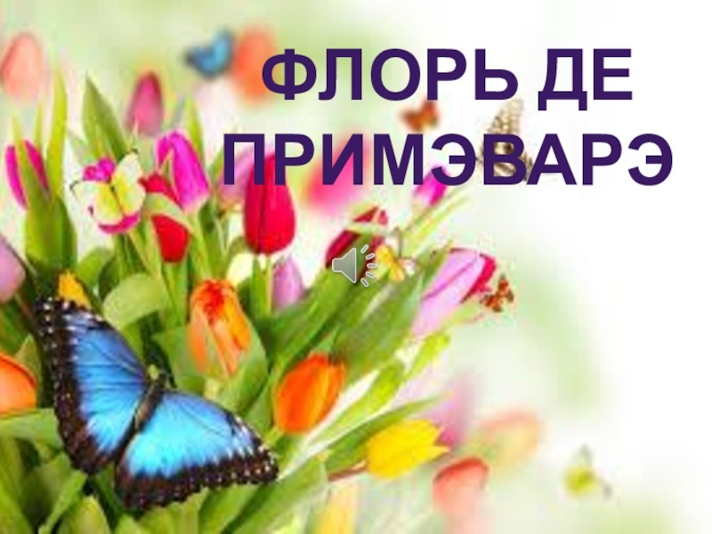 Презентация Презентаре ла тема Флорь де примэварэ (презентация по молдавскому языку Весенние цветы)