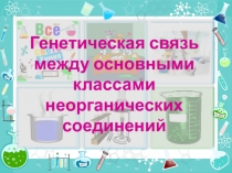 Генетическая связь между основными классами неорганических соединений (8 класс)