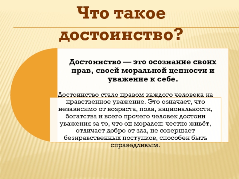 Честь и достоинство презентация по орксэ 4 класс