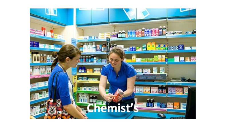 At a chemist s презентация