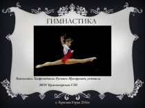 Презентация по физической культуре на тему: Гимнастика