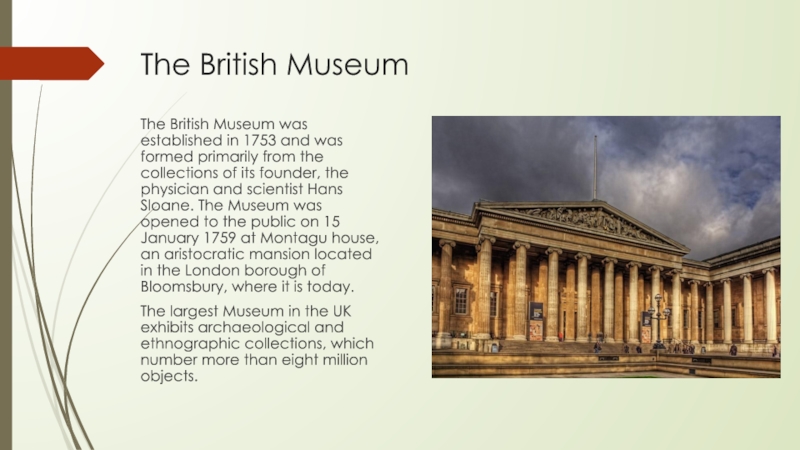 I remember going to the british museum