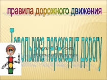 Правила дорожного движения