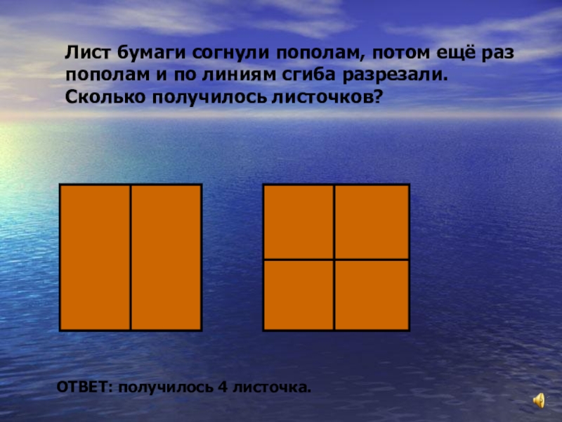 Лист бумаги разрезали. Лист бумаги согнули пополам потом еще раз пополам. Лист бумаги согнули пополам потом еще раз пополам и по линии сгиба. Согнуть лист пополам. Согни лист пополам и Разрежь.