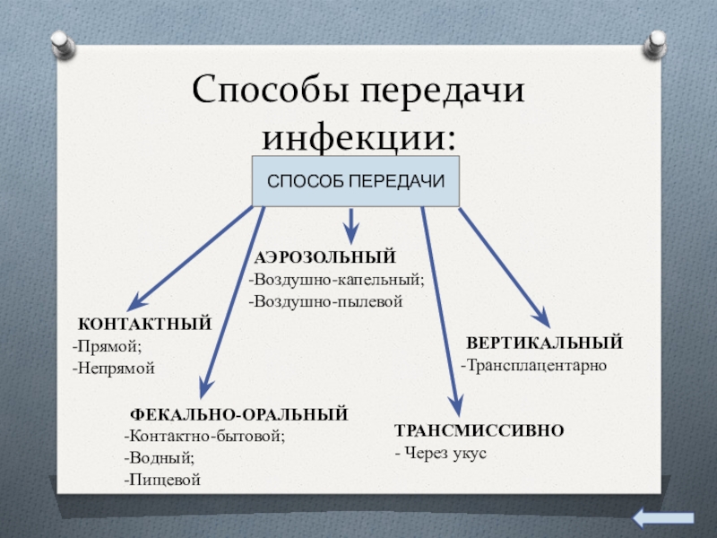 Способы передачи болезней