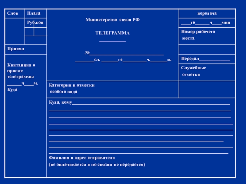 Телеграмма подоляки