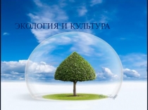 Открытый классный час Экология и культура с презентацией