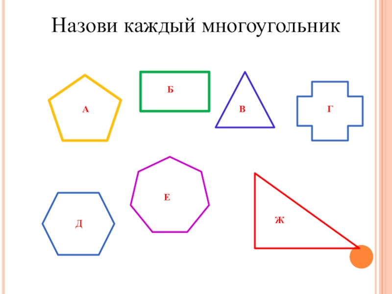 Посчитай сколько многоугольников на каждом. Назови каждый многоугольник. Фигура с 7 углами. Многоугольник с семью углами. Многоугольник с 7 углами.