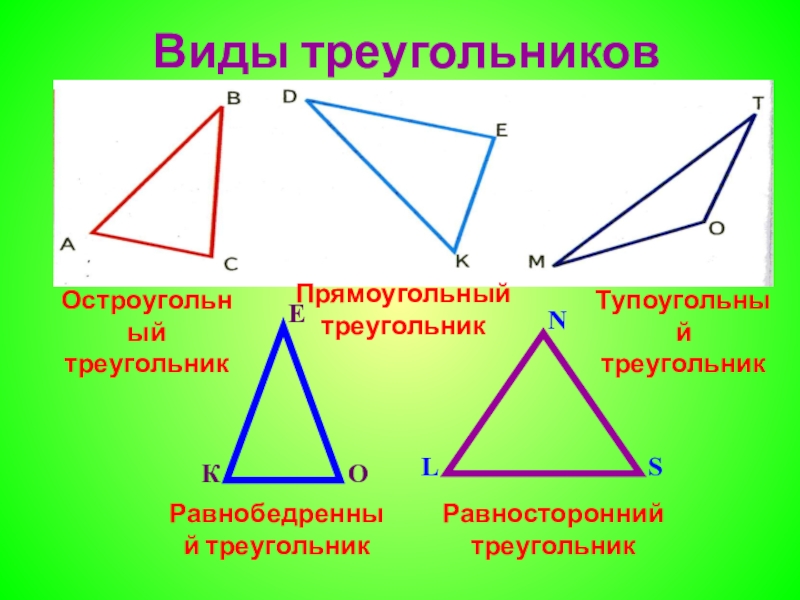 Как определить тупоугольный треугольник. Виды треугольников остроугольный прямоугольный тупоугольный. Равносторонний тупоугольный треугольник. Остроугольныйреугольник. Остроугольный треугольник.