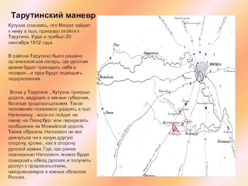 Тарутино карта 1812