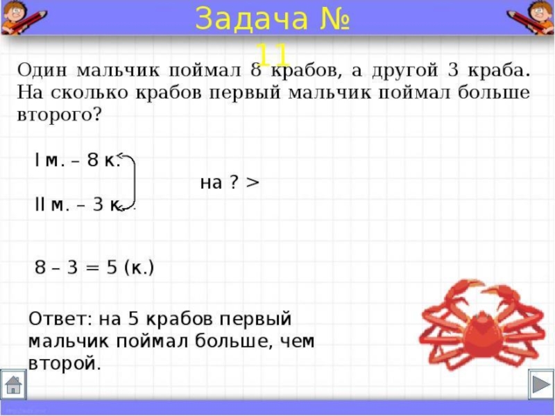 Презентация по математике 1 класс решение задач школа россии