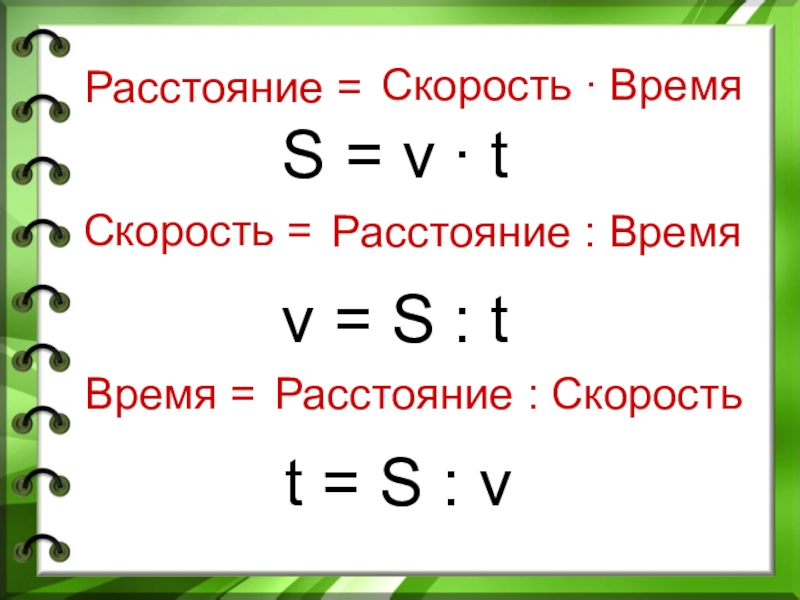 Формулы презентация 5 класс