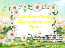 Презентация по окружающему миру  Символы России. Моя ромашковая Русь
