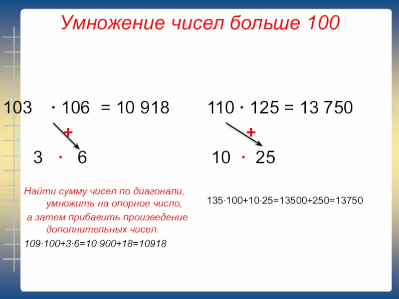 Презентация приемы быстрого счета 5 класс