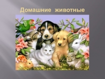 Презентация к занятию по формированию целостной картины мира Домашние животные. Средняя группа.